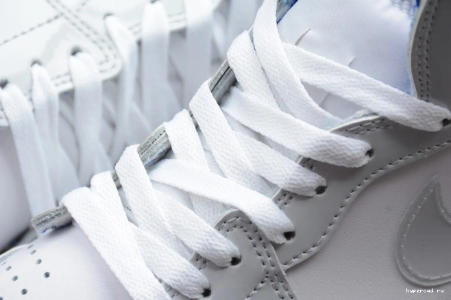 Zoom High CK6637-104 Retro Blue Air Jordan 1 White Racer 0709